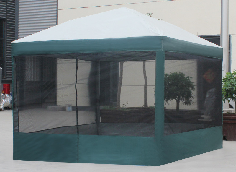 Custom pop up tent with mesh walls Custom pop up tent with mesh walls